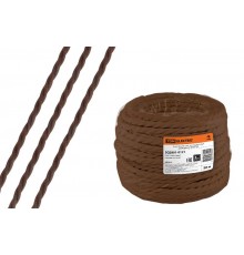 Ретро провод "Эко" 2х1,5 витой ГОСТ коричневый (50м)  SQ2801-0121  TDM