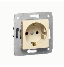 Cariva DIY Розетка 2К+З, нем. винты, шт. слоновая кость  695917  Legrand