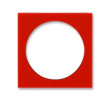 ABB Levit Красный / дымчатый чёрный Сменная панель на розетку с з/к Красный  ND5519H-B500 65  2CHH190500B8065  ABB