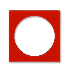 ABB Levit Красный / дымчатый чёрный Сменная панель на розетку с з/к Красный  ND5519H-B500 65  2CHH190500B8065  ABB