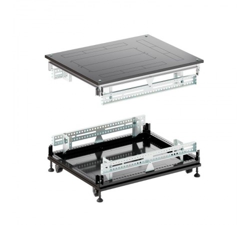 Крыша основание преперфорированные IT-CQE 800x800, RAL9005  RBIT808F  DKC