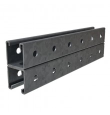 СТРАТ-профиль двойной перфорированный 41х41х900, толщ. 2,5 мм, гор. цинк, 375109  СПД-41х41х900-2,5-ГЦ   Ostec