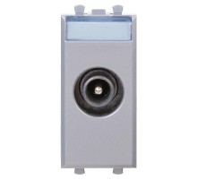 Розетка ТВ проходная "Закаленная сталь" "Avanti", 1 мод  4404511  DKC