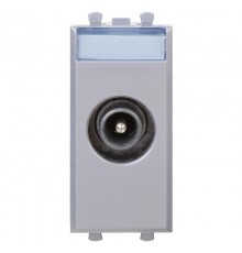 Розетка ТВ проходная "Закаленная сталь" "Avanti", 1 мод  4404511  DKC