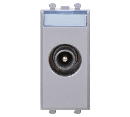 Розетка ТВ проходная "Закаленная сталь" "Avanti", 1 мод  4404511  DKC