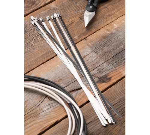 Хомут AISI 304 из нержавеющей стали, 4.6x360 (100 шт.) FlexLock PROximaplc-fl-tss-304-4.6x360EKF