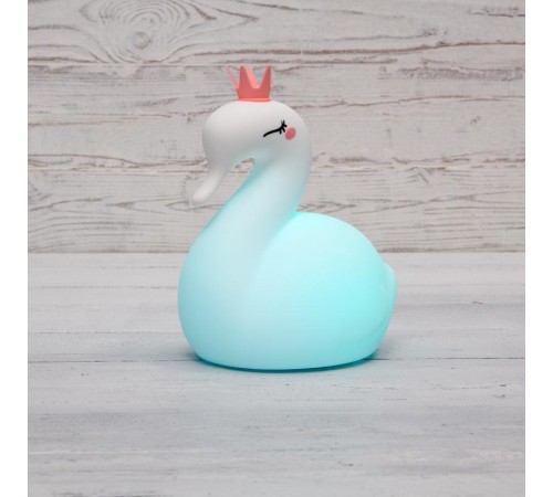 Силиконовый ночник Лебедь  503-004  NEON-NIGHT