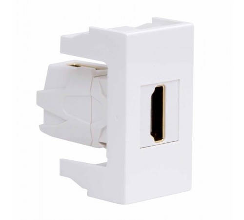 HDMI розетка, Viva, белая, 1 мод.  41018  DKC