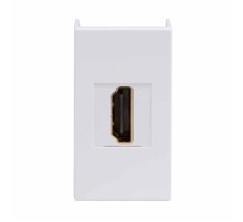 HDMI розетка, Viva, белая, 1 мод.  41018  DKC