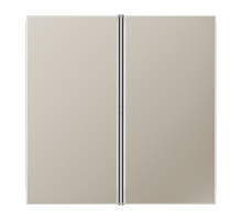 Клавиши для системы KNX, 2-группы; благородная сталь,  ES2402TSA  Jung