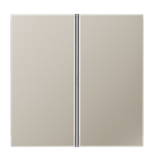 Клавиши для системы KNX, 2-группы; благородная сталь,  ES2402TSA  Jung