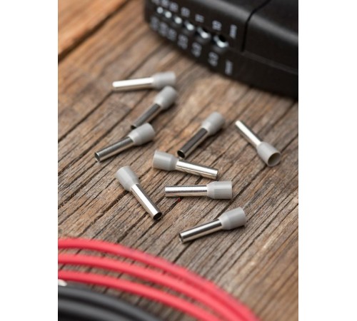 Наконечник штыревой втулочный изолированный НШвИ 4,0-12 (50шт.) EKF PROxima  nhvi-4.0-12  EKF