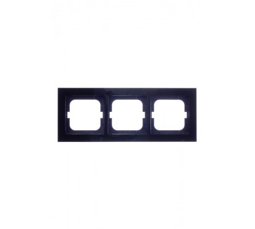 Рамка 3-постовая, серия axcent, цвет чёрный  1754-0-4411   2CKA001754A4411  ABB