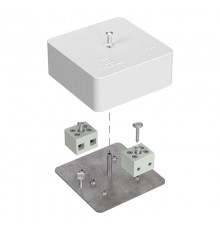 Коробка огнестойкая для кабель-канала 40-0450-FR2.5-4 Е15-Е60 (латунь) 75х75х30 IP42 4p, 2.5 мм.кв. 40-0450-FR2.5-4-Е60  Промрукав