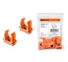 Крепеж-клипса для трубы ПНД 20 мм оранжевая  SQ0405-0122  TDM