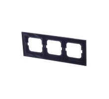 Рамка 3-постовая, серия axcent, цвет чёрный  1754-0-4411   2CKA001754A4411  ABB