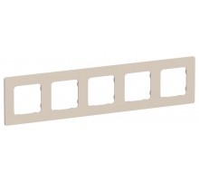 FLITE Classic Рамка 5-ая РУ-5-К-ФлЛ льняной  FI-M52-32-20-K88  IEK