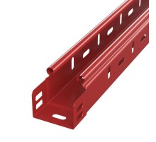 Лоток перфорированный Стандарт 50х50х3000 (0,7 мм) RAL 3000 (36 м/уп)  PR16.1916  Промрукав