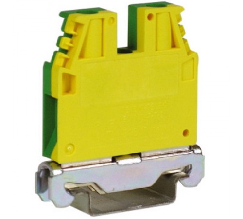 Зажим TEC.6/O. для заземления желт.зелен 6 кв.мм  ZTO120  DKC