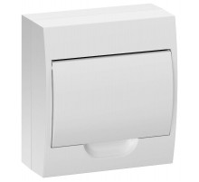 Корпус пластиковый ЩРН-П-8 бел. дверь IP41  MKP13-N-08-41-K01-G  GENERICA