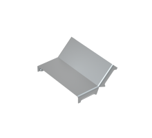 Крышка внутреннего вертикального угла 45х400  KNL45*400  КМ-профиль
