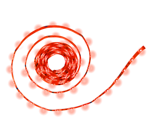 Лента светодиодная LED PLS 2835/60 6Вт 12В красный IP20 5м  5000315  Jazzway