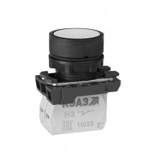 Кнопка КМЕ4511м-белый-1но+1нз-цилиндр-IP54  354388  КЭАЗ
