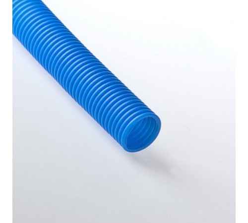 Труба гибкая гофрированная ПНД 32мм для МПТ (25м) синий  23200С  Рувинил