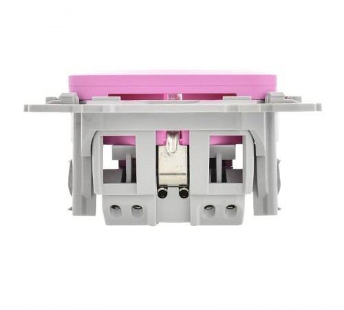 FLITE Выключатель 1-клавишный 10А ВС11-1-0-ФлПр пурпурный  FI-V10-0-10-1-K99  IEK