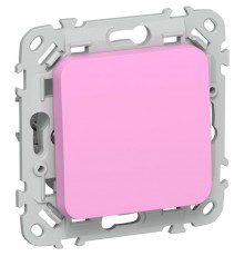FLITE Выключатель 1-клавишный 10А ВС11-1-0-ФлПр пурпурный  FI-V10-0-10-1-K99  IEK