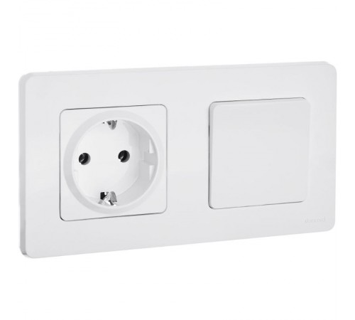 Inspiria Белый Выключатель 1-клавишный С/У без рамки  673600  Legrand