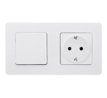 Inspiria Белый Выключатель 1-клавишный С/У без рамки  673600  Legrand