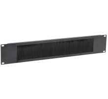 Ввод 19 щеточный 2U черный  BE05-02U  ITK