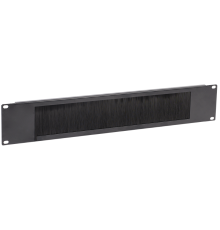 Ввод 19 щеточный 2U черный  BE05-02U  ITK