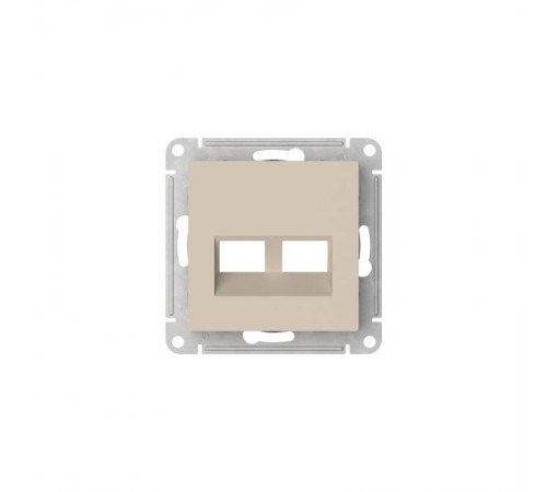 AtlasDesign Песочный Накладка двойная для информационных функций типа Keystone  ATN001290  SE