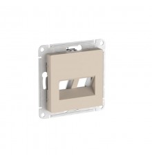 AtlasDesign Песочный Накладка двойная для информационных функций типа Keystone  ATN001290  SE