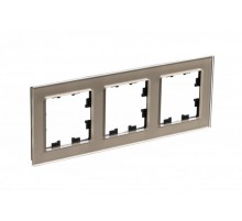 AtlasDesign Nature Шампань Рамка 3-ая, стекло  ATN320503 SE