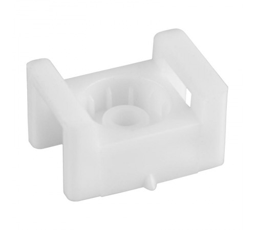 Площадка под стяжку для прямого монтажа 22x16мм, белая (100 шт/уп)  07-2110  REXANT