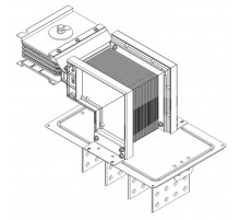 Секц. флан. лев. Тип2 800А Al 3L+N+1/2PE НК IP55 тран. IEK  LB-0800A5-25-F-FL2  IEK