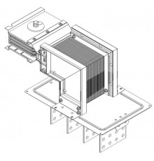 Секц. флан. лев. Тип2 630А Al 3L+N+PER НК IP55 тран. IEK  LB-0630A4-25-F-FL2  IEK