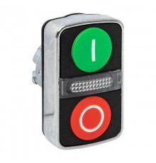 Механизм исполнительный кнопки XB4 "пуск-стоп" плоский возвратный без фиксации, с подсветкой IP65  XB4BW83-65  EKF