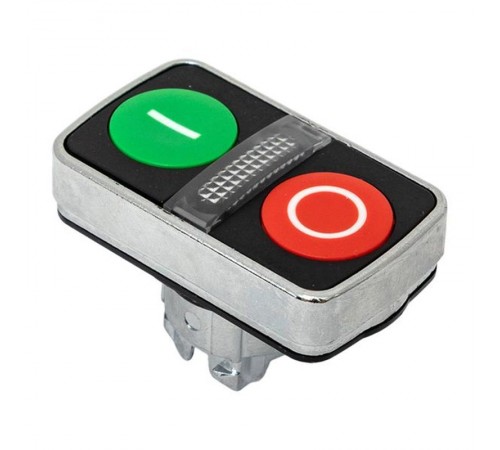 Механизм исполнительный кнопки XB4 "пуск-стоп" плоский возвратный без фиксации, с подсветкой IP65  XB4BW83-65  EKF