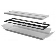 Дверь перфор. двустворч. для шкафа LINEA N 33U 600мм чер  LN05-33U6X-D2P  ITK