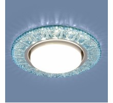 Светильник точечный встраиваемый 3022 GX53 BL лазурный  a037067  Elektrostandard