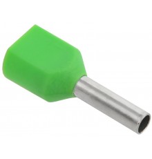Наконечник НШВИ(2) 1,0-8 светло-зеленый (100шт/упак)  UTE10-D2-2-100  IEK