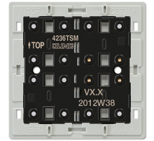 Кнопочный модуль для подключения к релейеной станции, 3 канала, 6 точек срабатывания  4236TSM  Jung