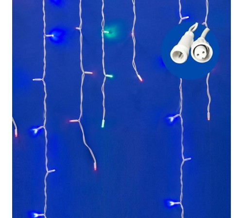 Бахрома с коннекторами светодиодная  с контроллером  ULD-B3010-200/SWK MULTI IP67  3 м. 200 диодов, шнур белый, соед  UL-00002271  Uniel