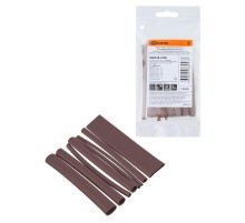 Набор трубок термоусаживаемых, клеевых "Моноцвет-диапазон, коричневый "  SQ0548-2306  TDM