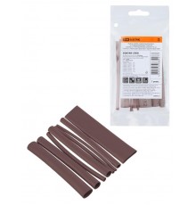 Набор трубок термоусаживаемых, клеевых "Моноцвет-диапазон, коричневый "  SQ0548-2306  TDM