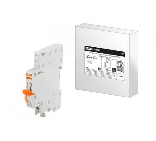 Контакт дополнительный КС47 (для ВА47-60) на DIN-рейку  SQ0206-0216  TDM